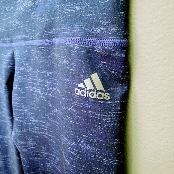 Adidas Climalite Athletic Workout Cropped Leggings - Picture 2 of 4